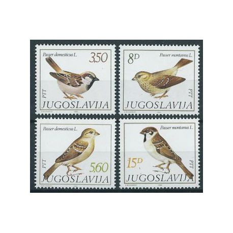 Jugosławia - Nr 1925 - 28 1982r - Ptaki