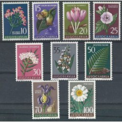 Jugosławia - Nr 812 - 20 1957r - Kwiaty