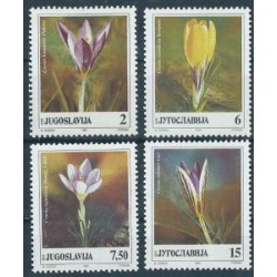 Jugosławia - Nr 2467 - 70 1991r - Kwiaty