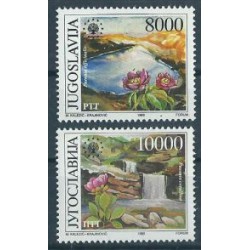 Jugosławia - Nr 2374 - 75 1989r -Kwiaty - Krajobrazy