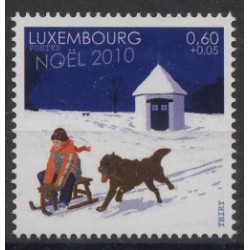 Luxemburg - Nr 1897 2010r - Boże Nrodzenie  - Pies