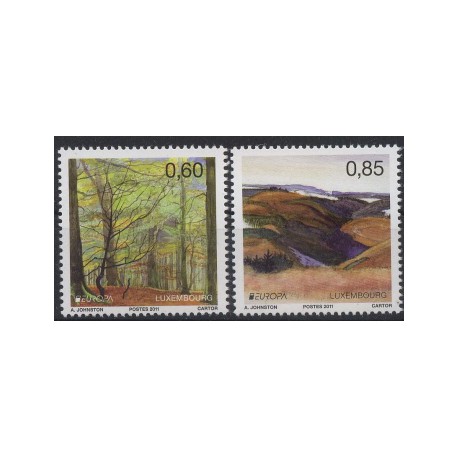 Luxemburg - Nr 1904 - 05 2011r - CEPT - Drzewa