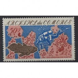 Komory - Nr 191 1975r - Ryba - Płetwonurek