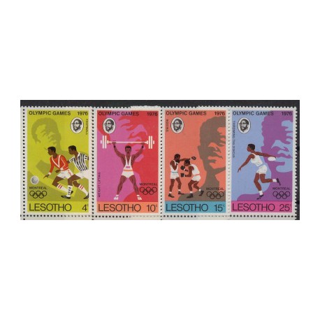 Lesotho - Nr 209 - 12 1976r - Sport - Olimpiada