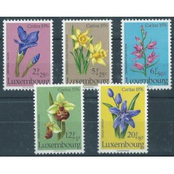 Luxemburg - Nr 936 - 40 1976r - Kwiaty