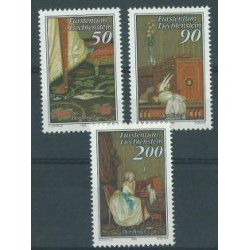Liechtenstein - Nr 957 - 59 1988r - Malarstwo