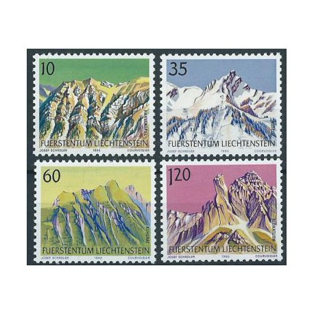 Liechtenstein - Nr 1000 - 03 1990r - Krajobrazy