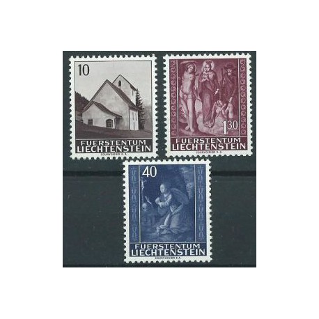 Liechtenstein - Nr 445 - 47 1964r - Boże Narodzenie