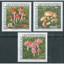 Liechtenstein - Nr 1252 - 54 2000r - Grzyby