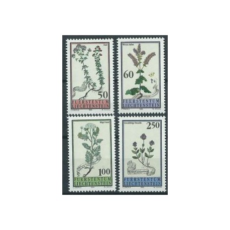 Liechtenstein - Nr 1069 - 72 1993r - Kwiaty