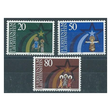 Liechtenstein - Nr 831 - 33 1983r - Boże Narodzenie