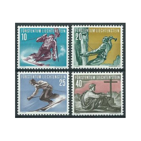 Liechtenstein - Nr 334 - 37 1955r - Sport