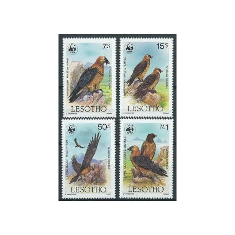 Lesotho - Nr 556 - 59 1986r - WWF - Ptaki
