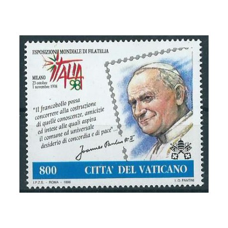 Watykan - Nr 1256 -  Chr 266 1998r - Papież