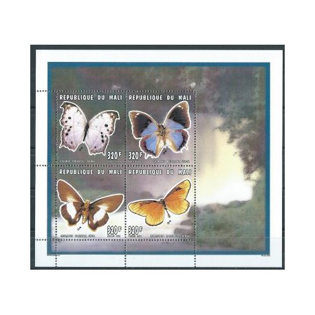 Mali - Nr 1597 - 00 A 1996r - Motyle