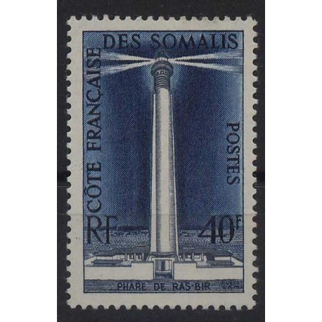 Somalia Fr. - Nr 313 1956r - Latarnia - Kol. francuska