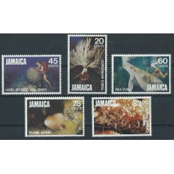 Jamajka - Nr 527 - 31 1982r - Fauna morska - Płetwonurek