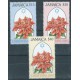 Jamajka - Nr 981 - 83 2001r - Kwiaty - Boże Narodzenie