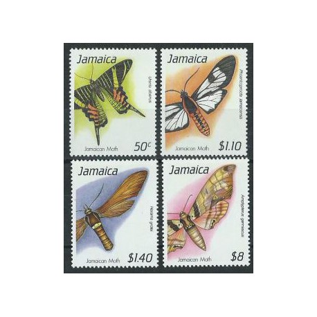 Jamajka - Nr 770 - 73 1991r - Motyle