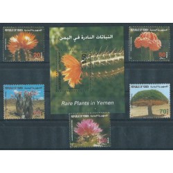 Yemen - Nr 188 - 92 Bl 20 1996r - Kwiaty