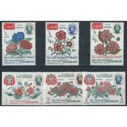 Yemen - Nr 182 - 87 1965r - Kwiaty