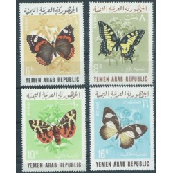 Yemen - Nr 490 - 93 1966r - Motyle