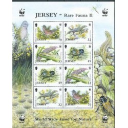Jersey - Nr 1143 - 46 Klb 2004r - WWF - Ptaki - Gady