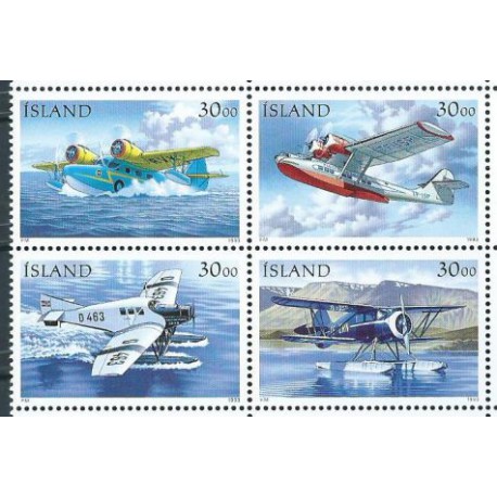 Islandia - Nr 791 - 94 1993r - Samoloty