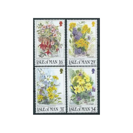 Wyspa Man - Nr 344 - 47 1987r - Kwiaty