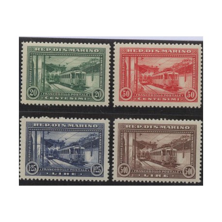 San Marino - Nr 180 - 83 1932r - Koleje