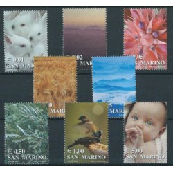San Marino - Nr 1998 - 05 2002r - Ssak -  Ptaki -  Kwiaty