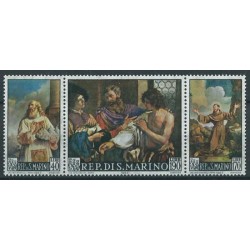 San Marino - Nr 887 - 89 1967r - Malarstwo - Religia