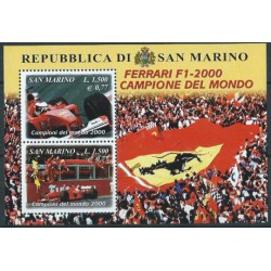 San Marino - Bl 28 2001r - Samochody