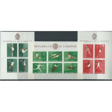 San Marino - Bl 5 - 7 1960r - Sport - Olimpiada