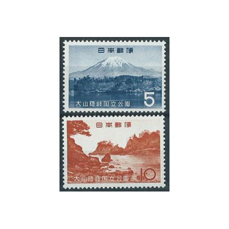 Japonia - Nr 878 - 79 1965r - Krajobrazy