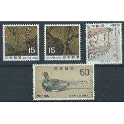 Japonia - Nr 1055 - 58 1969r - Malarstwo