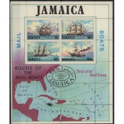 Jamajka - Bl 6 1974r - Marynistyka