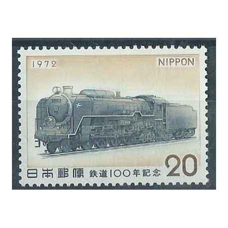 Japonia - Nr 1164 1972r - Kolejnictwo
