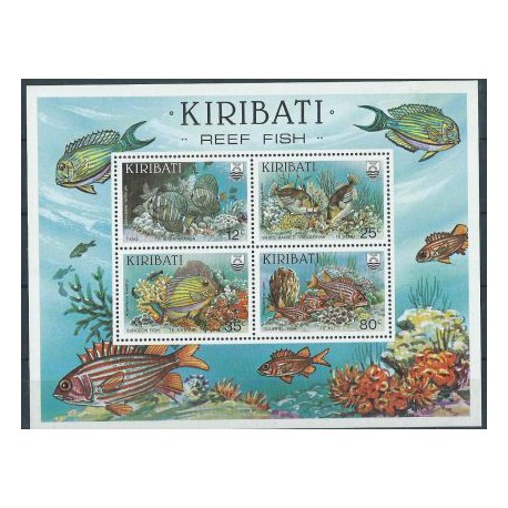 Kiribati - Bl 12 1985r - Ryby