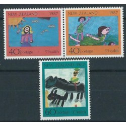 Nowa Zelandia - Nr 1000 - 02 1987r - Malarstwo dzieci