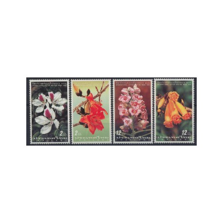 Tajlandia - Nr 1951 - 54 1999r - Kwiaty