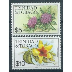 Trynidad & Tobago - Nr 493 - 94 VI 1988r - Kwiaty