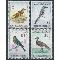 Tunezja - Nr 639 - 42 1965r - Ptaki
