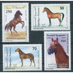 Tunezja - Nr 1386 - 89 1997r - Konie