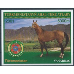 Turkmenistan - Bl 12 2001r - Koń