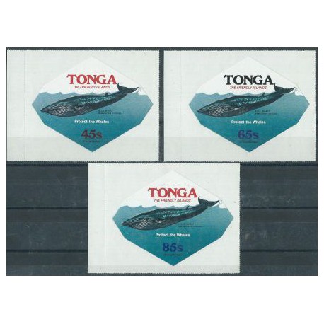 Tonga - Nr 162 - 64  Porto 1977r - Ssaki morskie