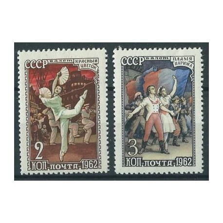 ZSRR - Nr 2578 - 79 1962r - Balet
