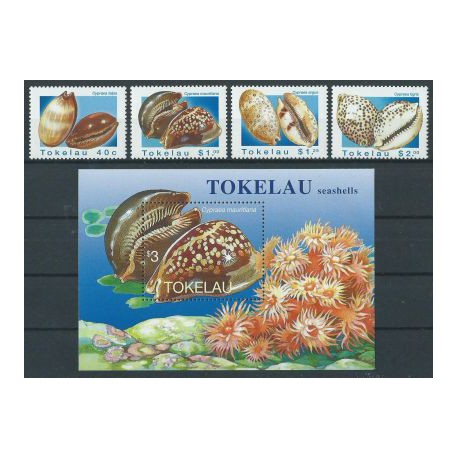 Tokelau - Nr 238 - 41 Bl 9 1996r - Muszle