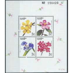 Tajlandia - Bl 37 A 1991r - Kwiaty