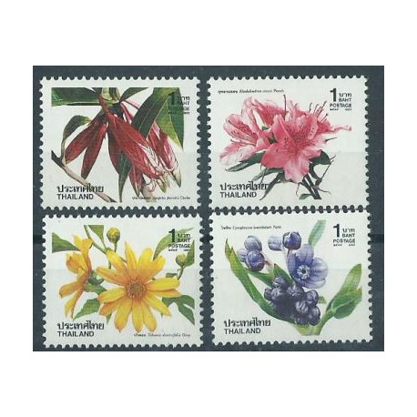 Tajlandia - Nr 1534 - 37 1992r - Kwiaty